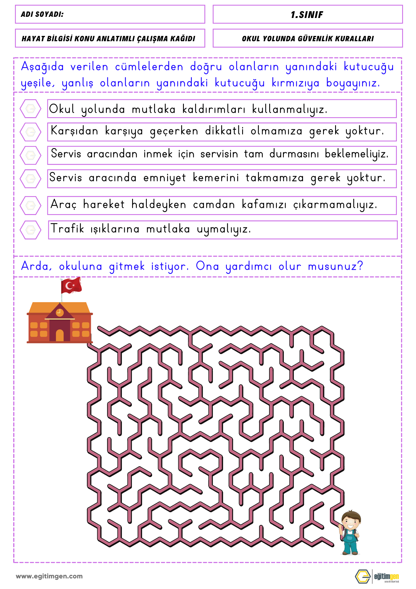 1sinif-hayat-bilgisi-okul-yolunda-guvenlik-kurallari-2.png - Eğitimgen