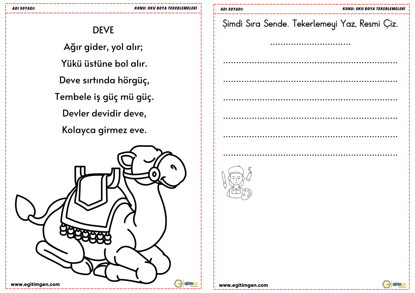 deve-iile-fiil-tekerleme.png - Eğitimgen