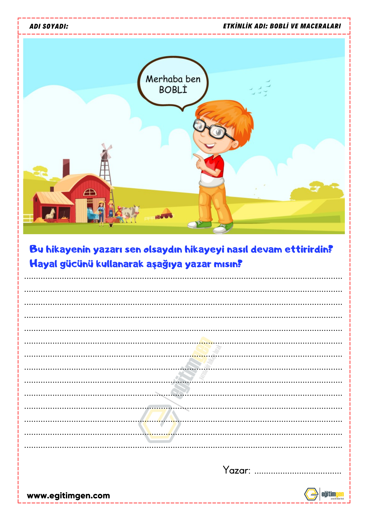 hikaye-tamamlama-sayfasii-bobli-ve-maceralarii.png - Eğitimgen