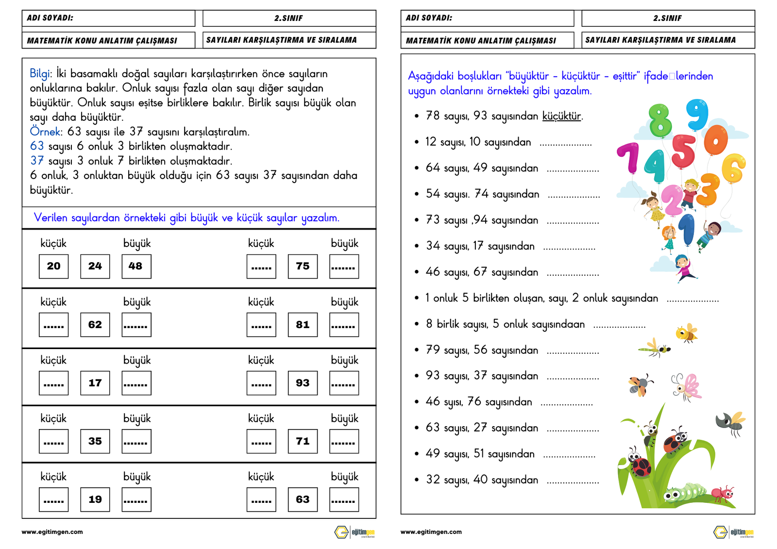 sayiilarii-karsiilastiirma-siiralama.png - Eğitimgen
